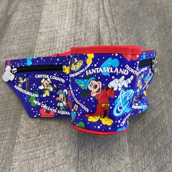 Vintage Y2K Disneyland resort Mickey water bottle Fanny pack - Picture 5 of 7